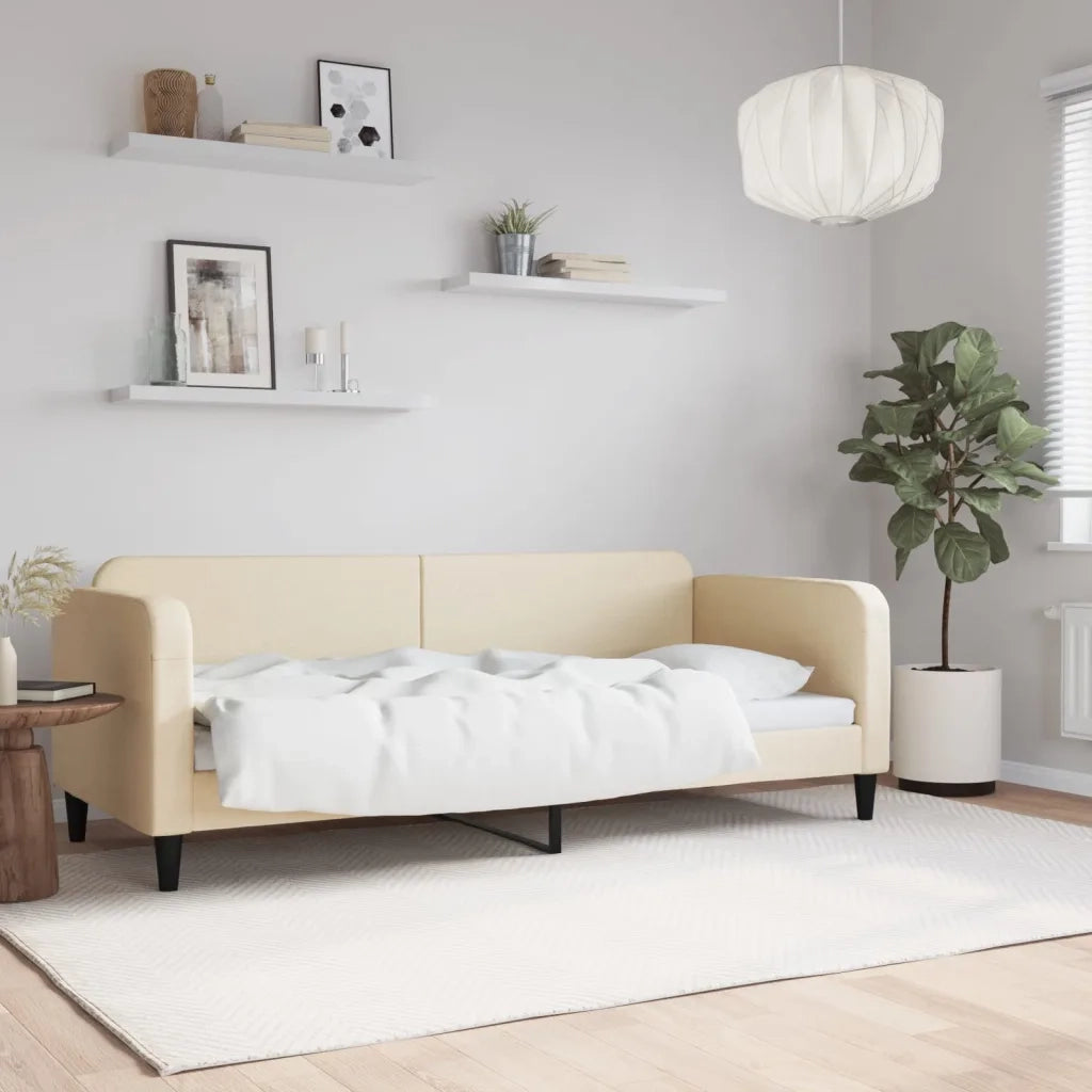 Letto da Giorno Crema 80x200 cm in Tessutocod mxl 70651