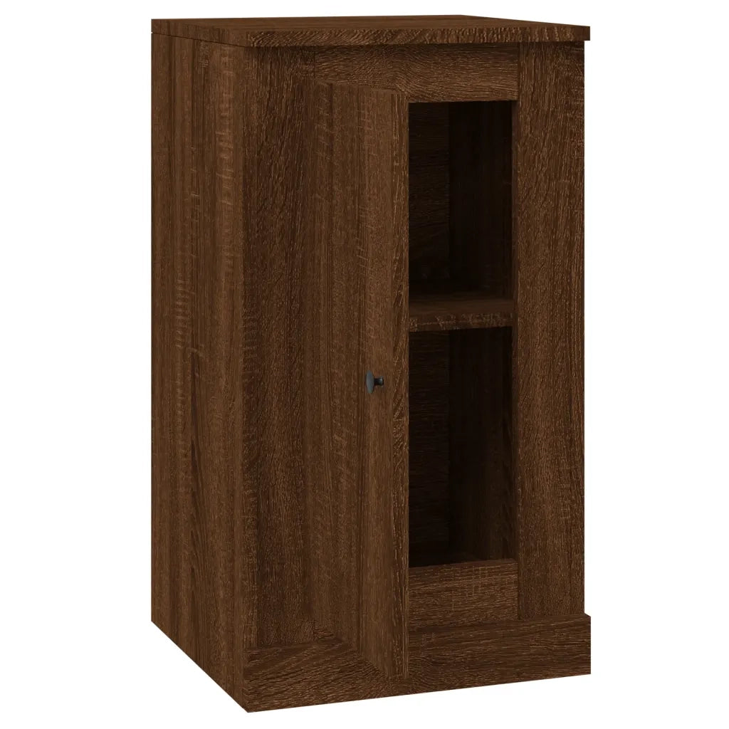 Credenze 2pz Rovere Marrone 37,5x35,5x67,5 cm Legno Multistrato 816215