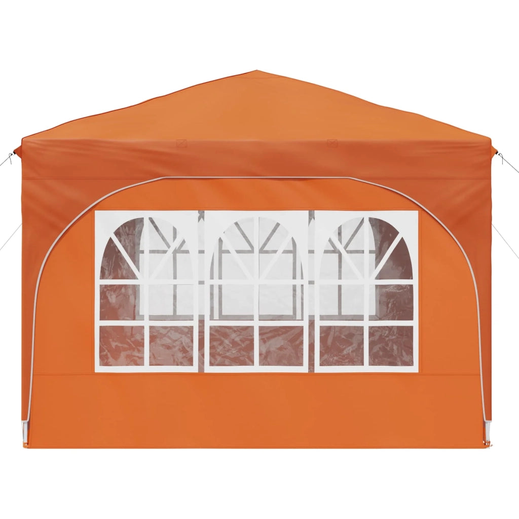 Tenda per feste a pop-up 290 x 290 x 245 cm Arancione 42019877