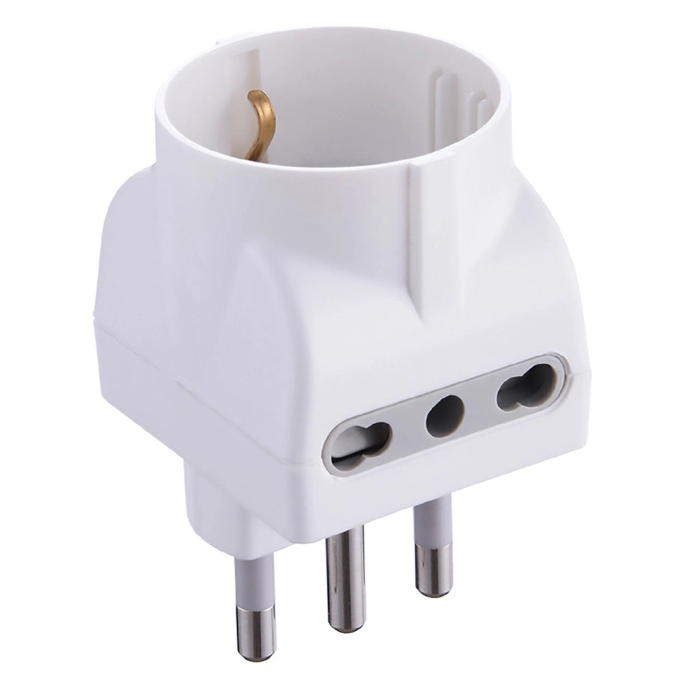 ADATTATORE TRIPLO PR.2 x 2P+T10/16A - SP.16A - 71920- 10 pezzi  - ELECTRALINE