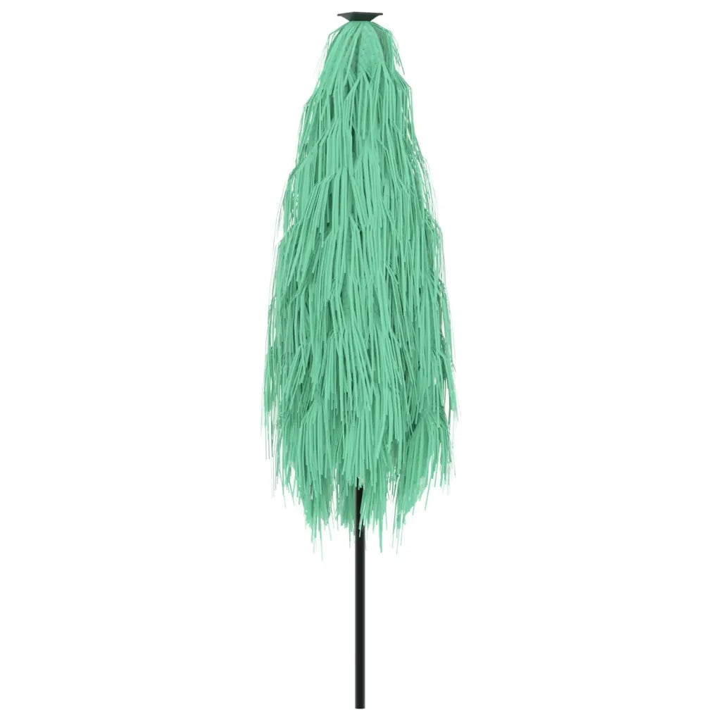 vidaXL Ombrellone Giardino con Palo in Acciaio Verde 248x248x248 cm