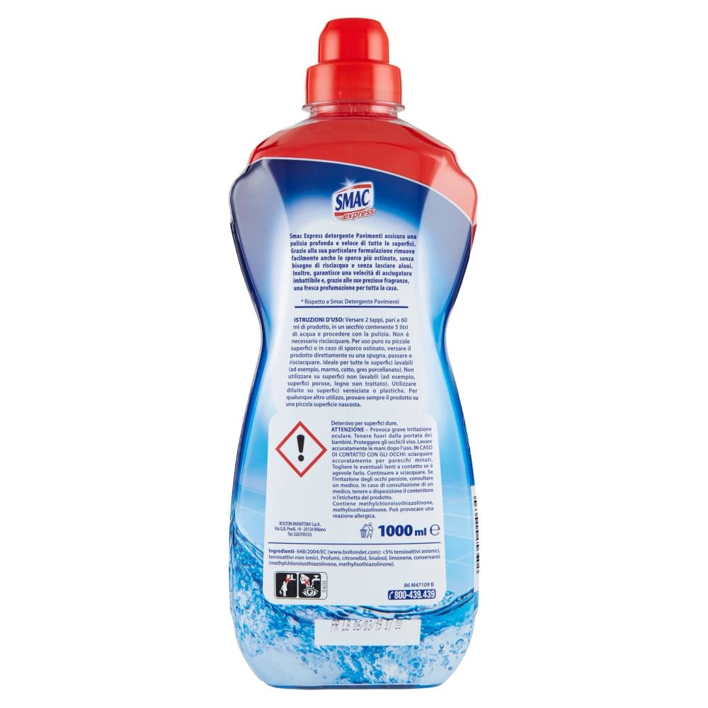 SET 6 SMAC EXPRESS PAVIMENTI 1 LT FRESCHEZZA INTENSA