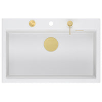 Lavello In Granito Marc 110 Workstation White Rame