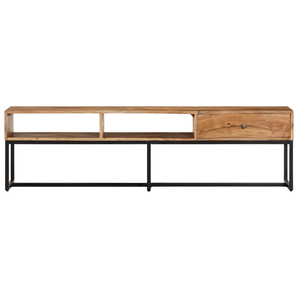 Mobile Porta TV-Mobile per TV-Credenza TV 160x30x45 cm in Legno Massello di Acacia 454862