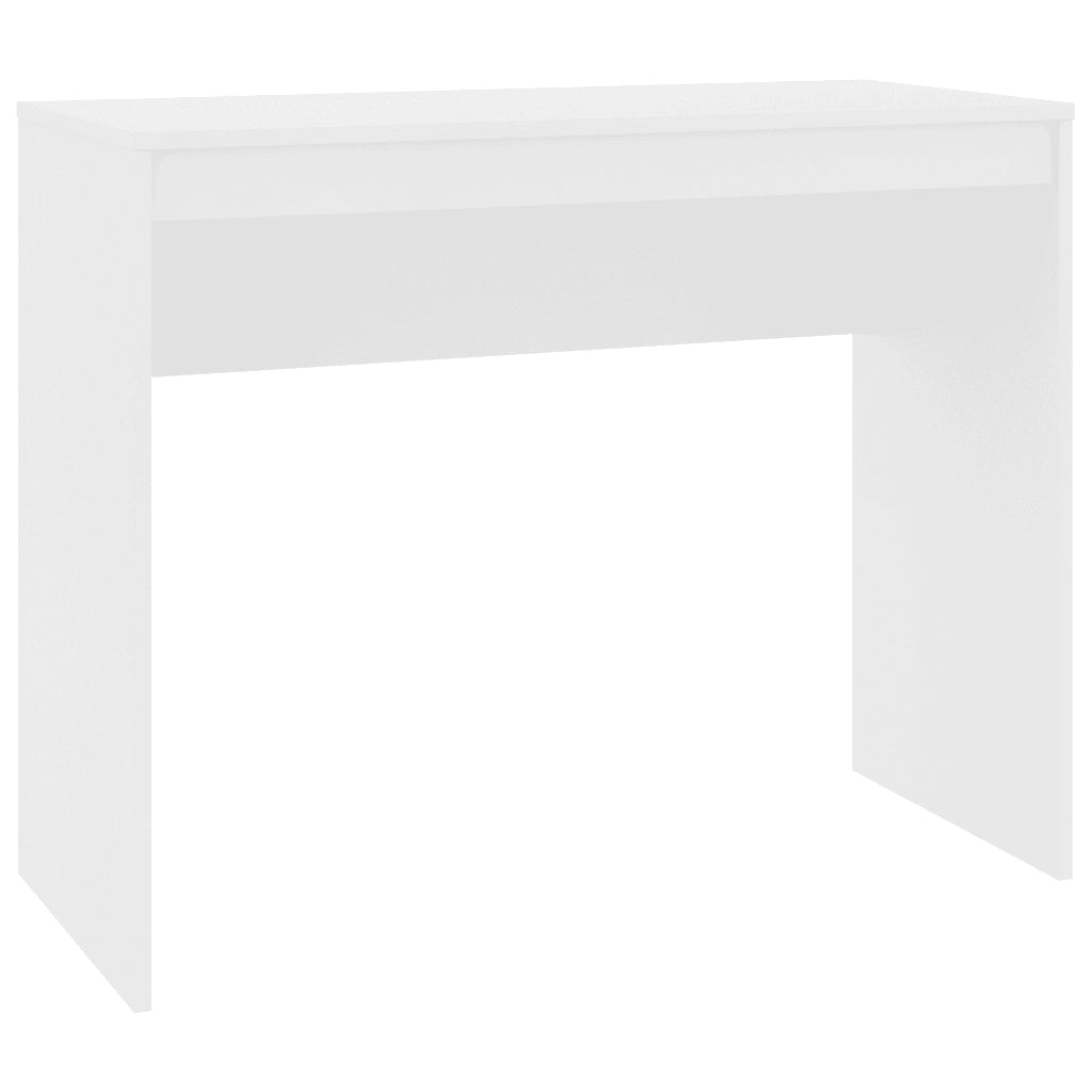 Scrivania Bianca 90x40x72 cm in Legno Multistrato
