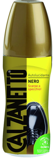 Calzanetto AUTOLUCIDANTE PER SCARPE 75 ML.  Col. Nero 12.00 pz