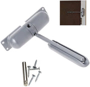 Chiusura automatica per porte in acciaio resistente, regolabile - Chiusura automatica per porte - Chiusura idraulica per porte - Porta chiusura automatica - Facile da installare - Chiusura porta resistente