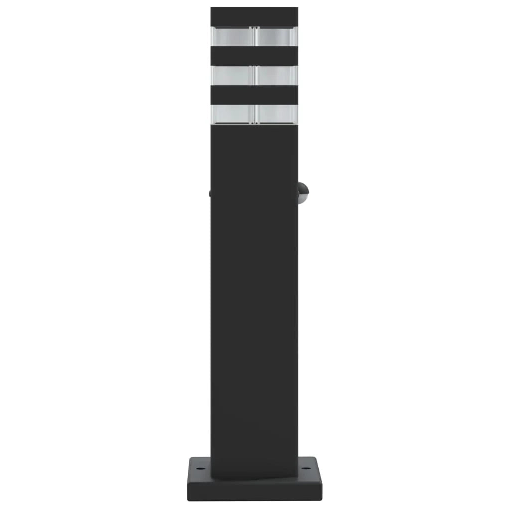 Lampade da terra per esterni con sensore 3 pezzi 50 cm alluminio nero 02_0042565