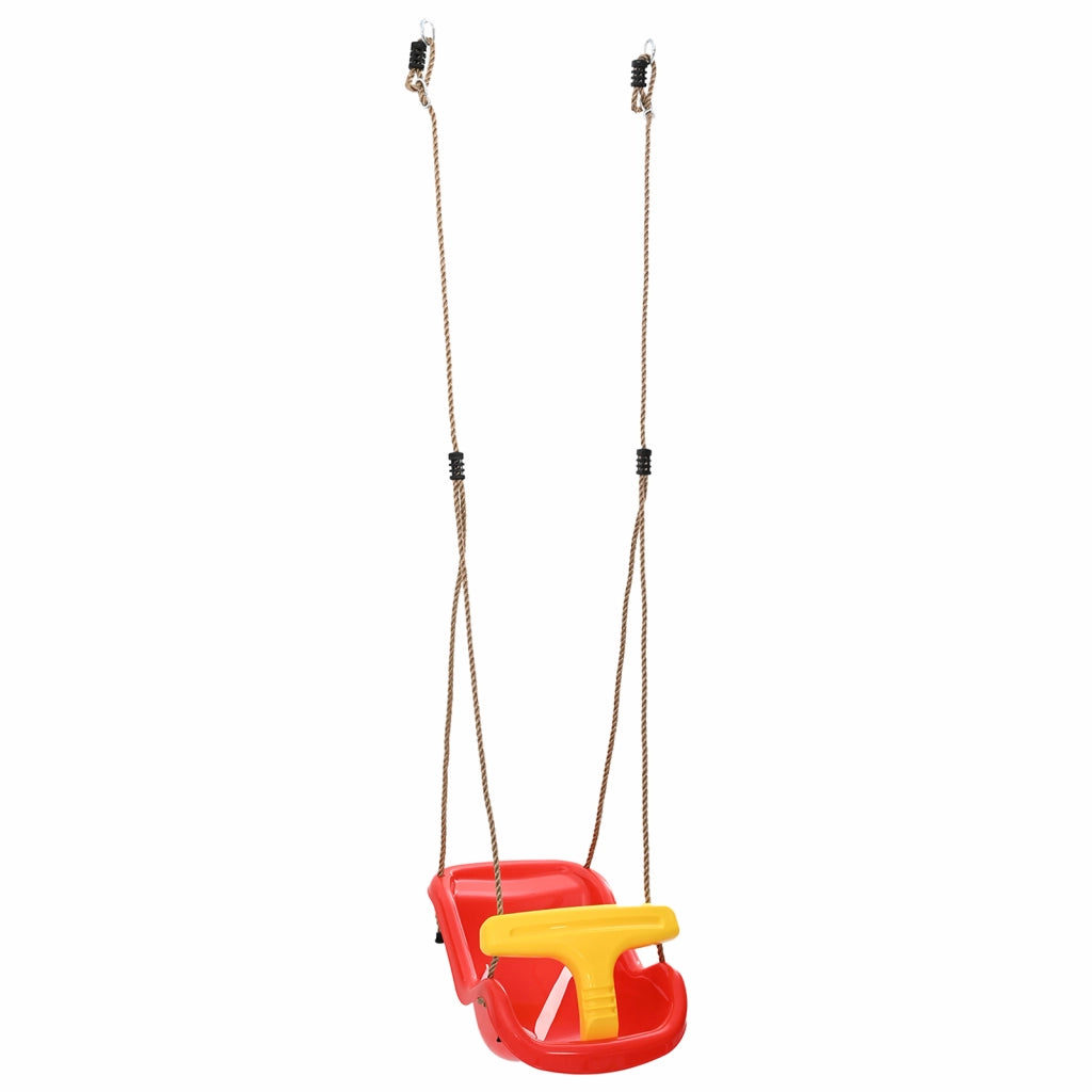 Altalene per Bambini  con Cinture di Sicurezza e Corde Regolabili in Plastica