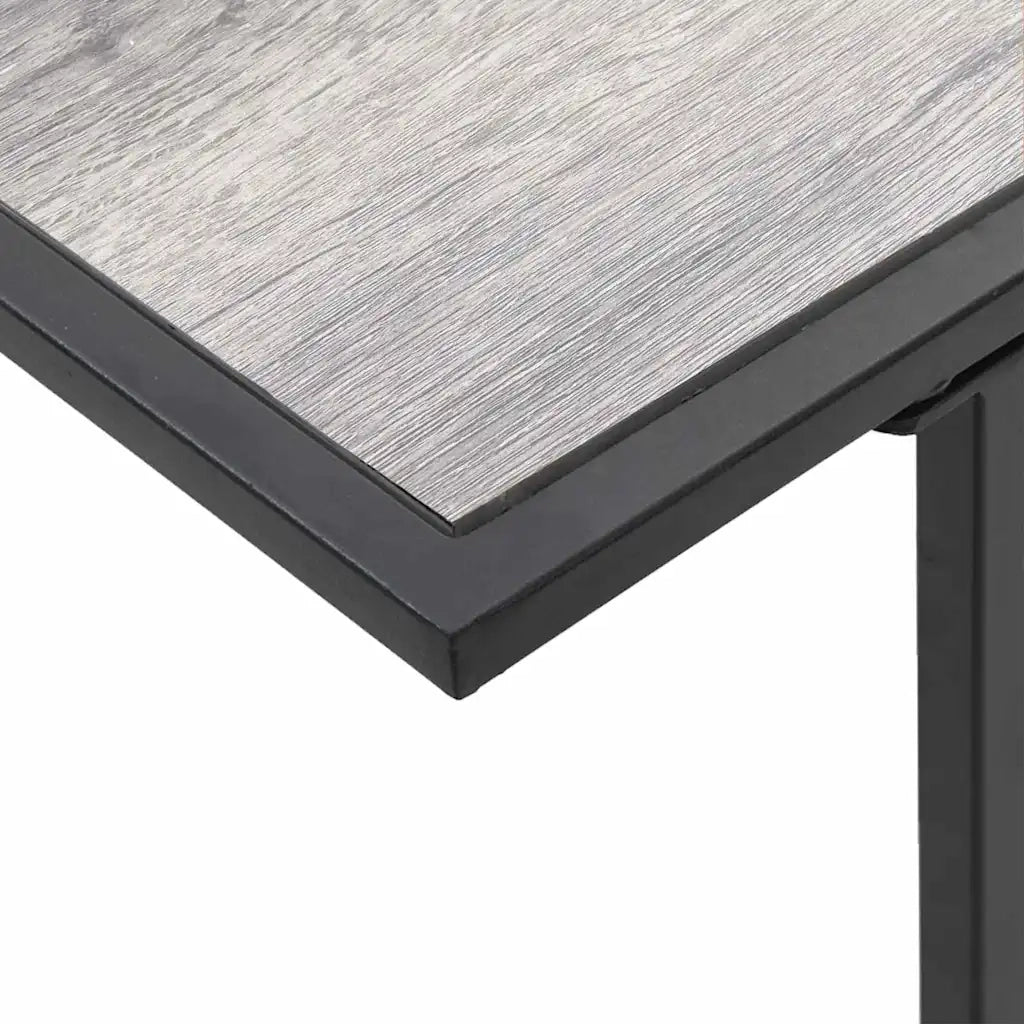 Tavolo da Giardino Grigio 100 x 55 x 70 cm legno 42007553