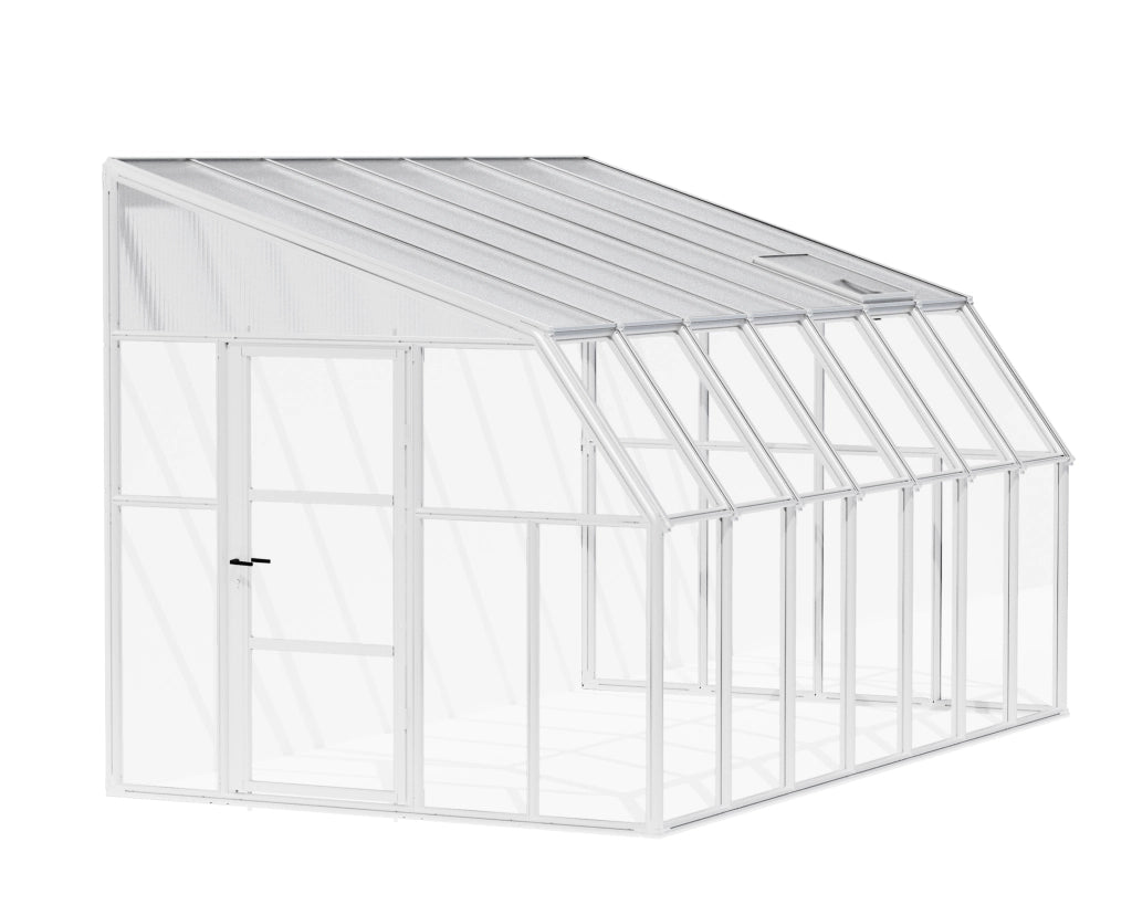 Veranda in Policarbonato Sun Room 2.7X4.5 m Bianco