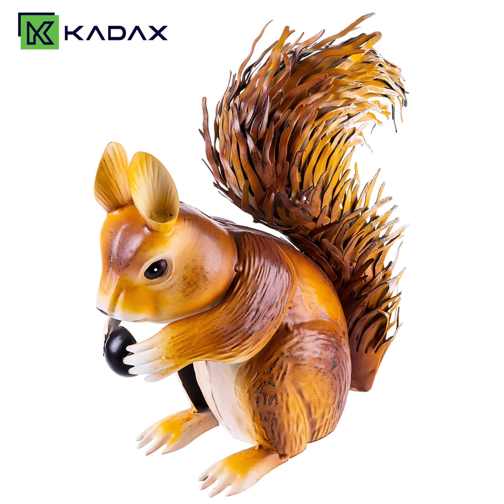 KADAX Stalowa figura ogrodowa wiewiórka QX240590 K