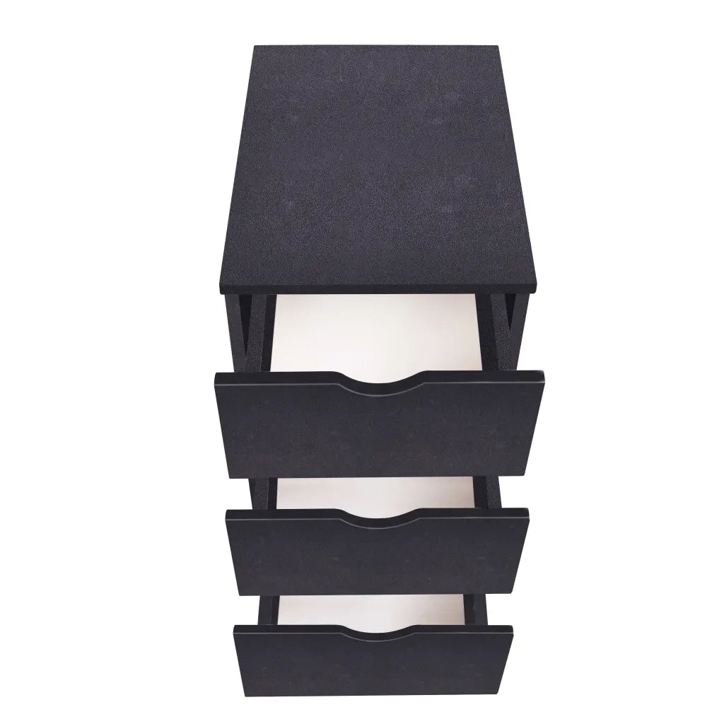 Cassettiera 33x45x60 cm Nero cod mxl 53634