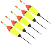 Bobber per pesca a pelo 5 pezzi - EVA - galleggiante - forma ovoidale - coda rigida - leggero e duraturo
