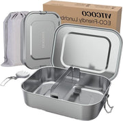 Lunchbox da 14 litri - lunchbox in metallo con clip di chiusura e divisorio rimovibile