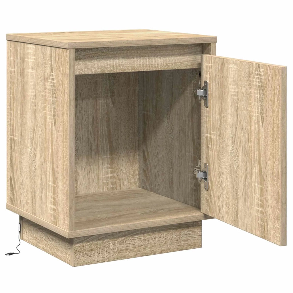 Comodino | Armadio da Notte | Mobiletto da notte Rovere Sonoma 39 x 34,5 x 50 cm
