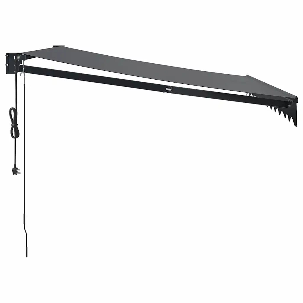 Tenda Sole Automatica Retrattile-Tenda parasole per balcone Antracite 3,5x2,5 m 896810