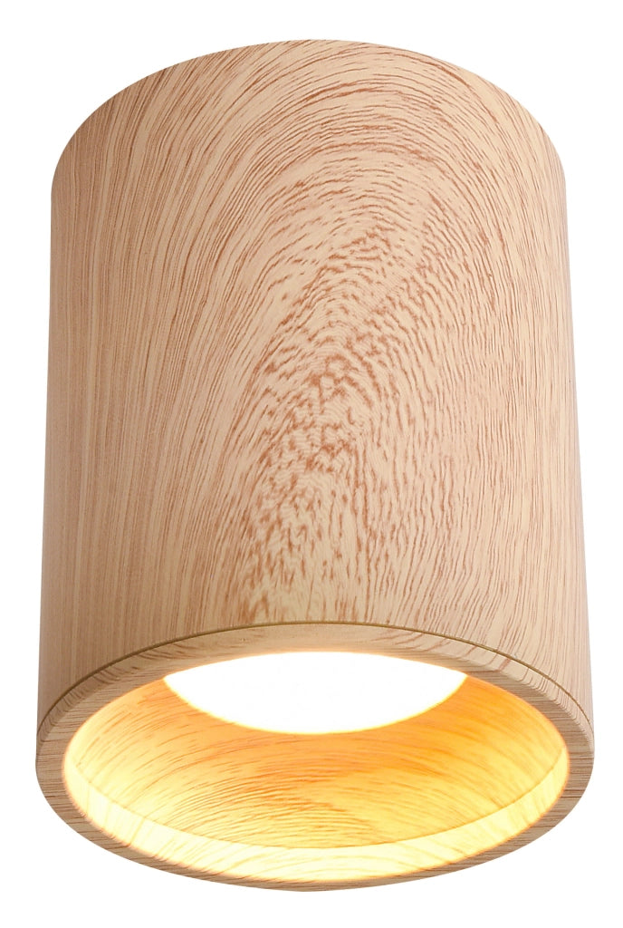 Plafoniera Candellux TUBA spot 1 luce GU10 alluminio-legno