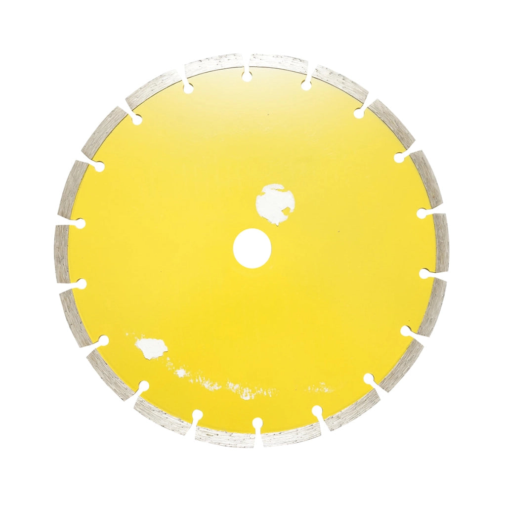 Disco diamantato segmentato 230x22,23mm, max. velocità. 6600 giri/min, taglio a secco per cemento, pietra, granito, marmo Crownman