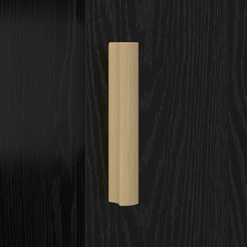 Scrivania Rovere Nero 140 x 50 x 75 cm Legno multistrato