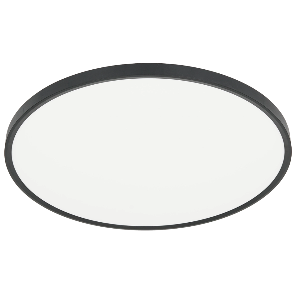 Plafoniera LED Milagro MAQ 50W 60x60 3CCT nera ultra-sottile