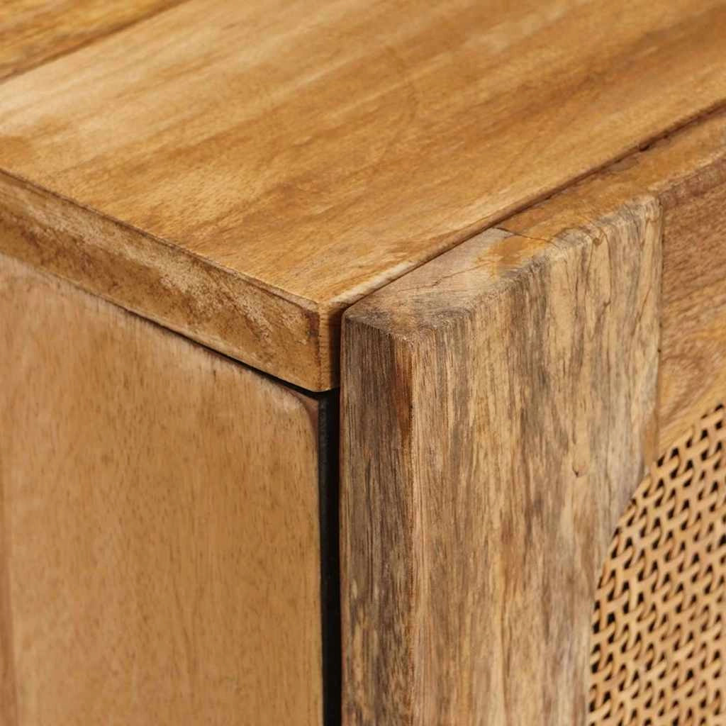 Mobile TV moderno e compatto con pratico spazio di archiviazione 105 x 33 x 46 cm in legno massello di mango marrone 02_0057790