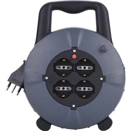 AVVOLGICAVO DOMESTICO CON MANICO 15 mt - ELECTRALINE