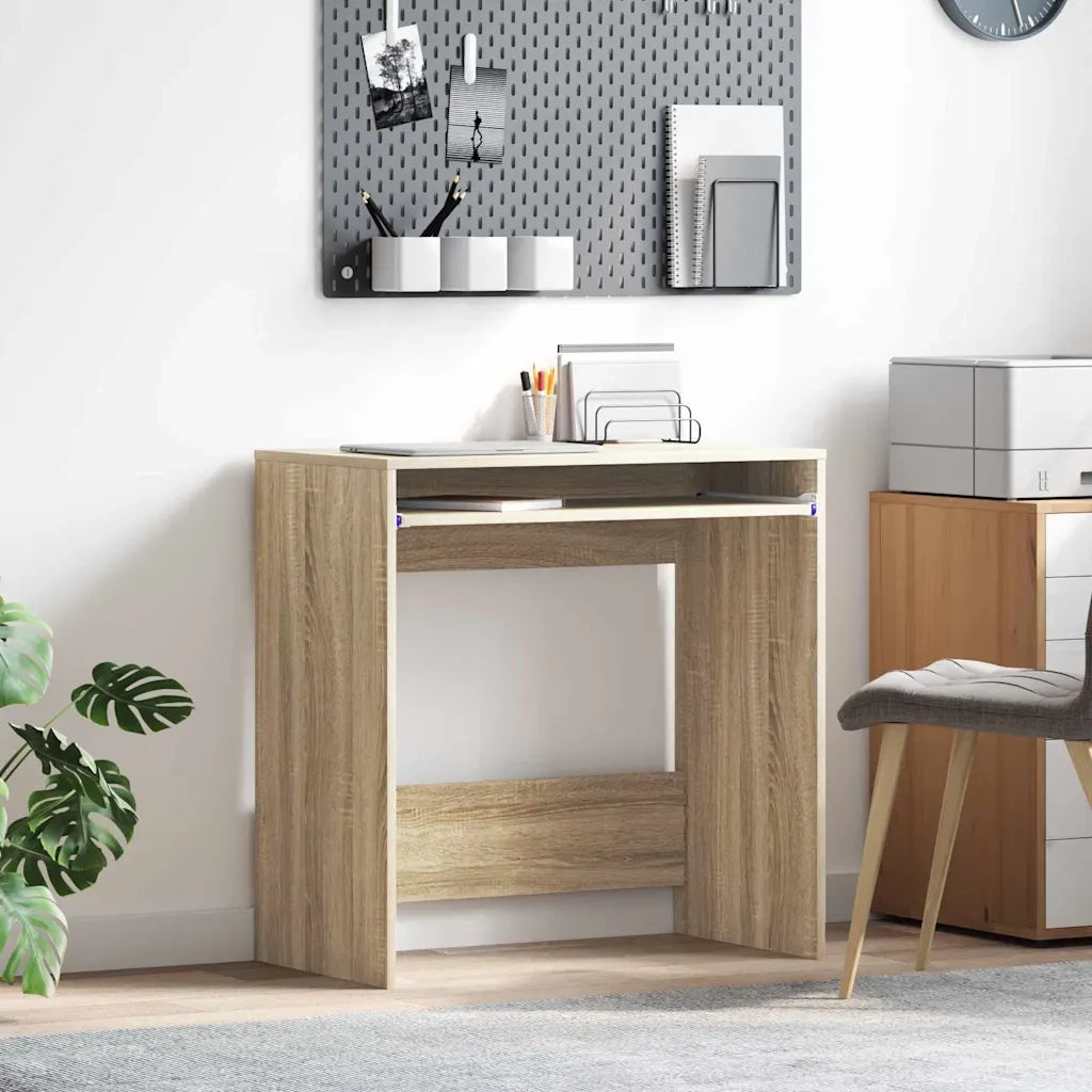 Scrivania | Tavolo da Ufficio Rovere Sonoma 77.5 x 43 x 79 cm Legno multistrato