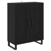 Credenza | Madia | Buffet da pranzo | Armadio da pranzo Rovere Nero 69,5 x 34 x 90 cm