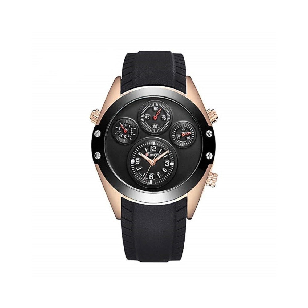 Trade Shop - Moda Unico Del Cruscotto Curren Polso Orologio Da Uomo Silicone Decor 8141 -