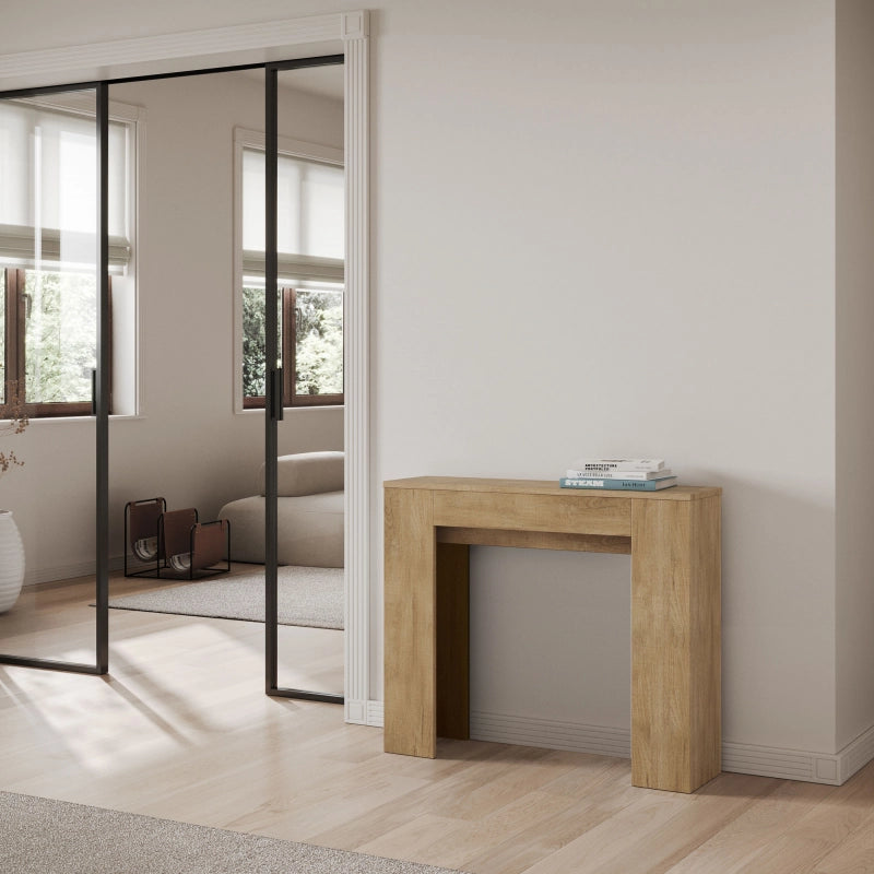 Consolle allungabile 90x25/181 cm Slick - Quercia Natura
