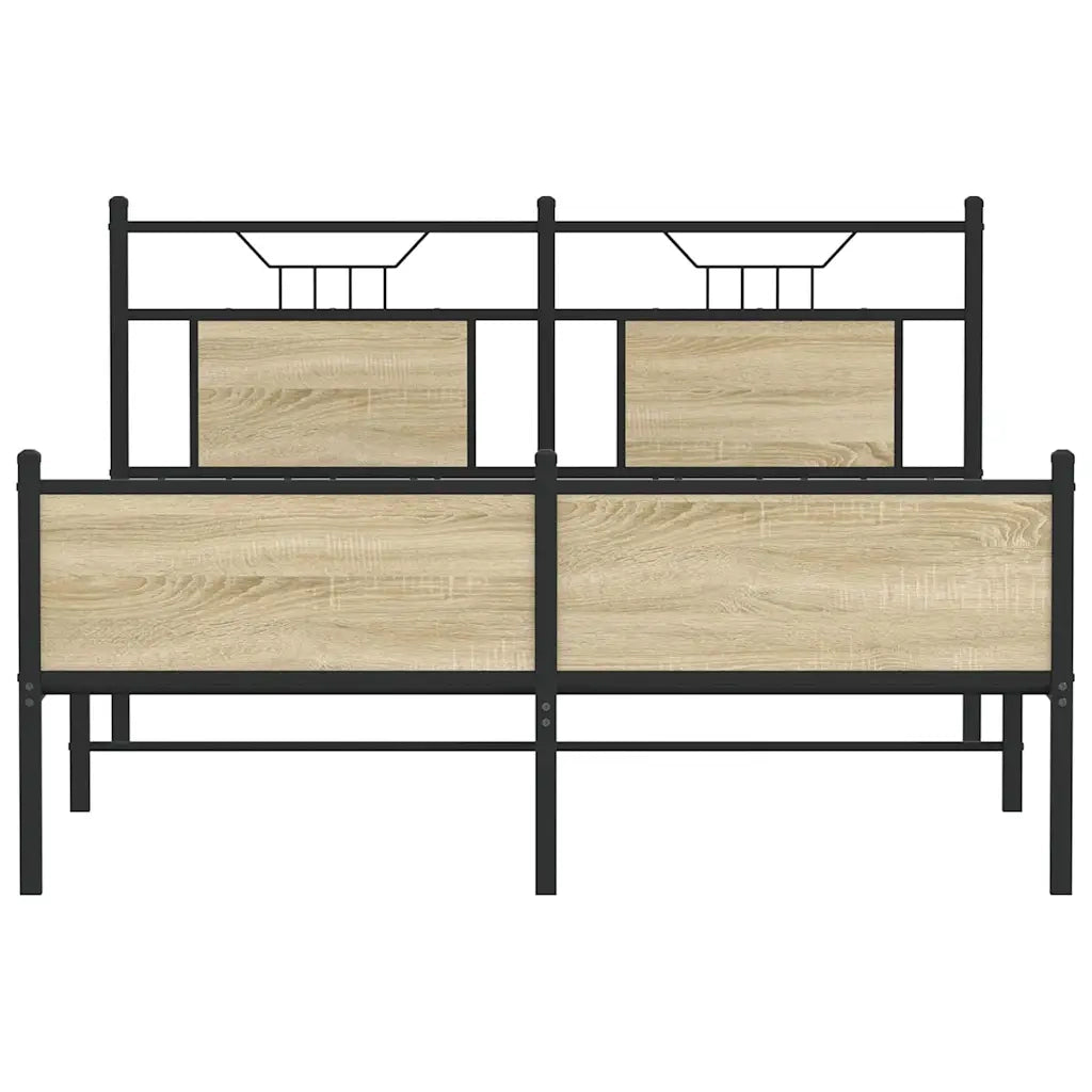 Giroletto senza Materasso Rovere Sonoma 150x200cm in Truciolato