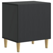 Armadio da Notte Nero 43 x 34,5 x 50 cm Legno ingegnerizzato