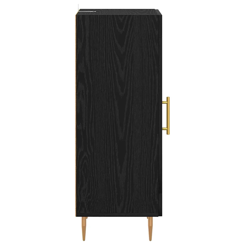 Credenza-Buffet-Armadio da cucina Rovere nero 34 x 34,5 x 90 cm Legno multistrato 111034
