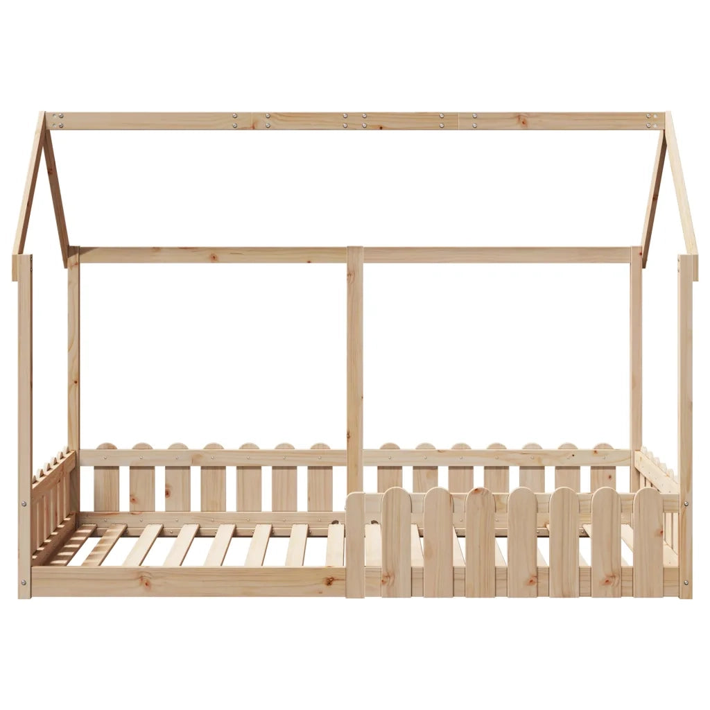Giroletto Casetta per Bambini 90x200 cm Legno Massello di Pino
