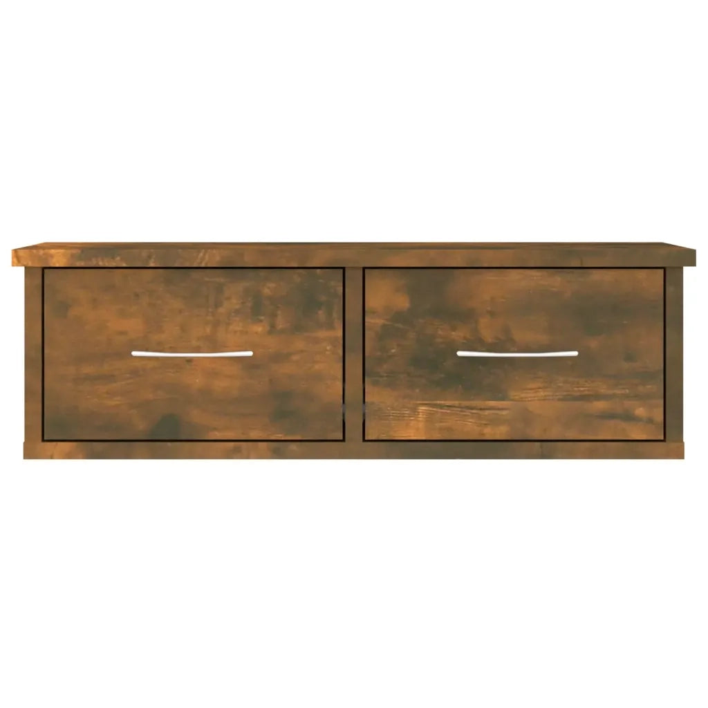 Armadietto Parete Rovere Fumo 60x26x18,5cm Legno Ingegnerizzato 815078