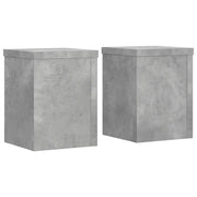 Supporti per piante | Sostegno per piante 2 pz Grigio 15x15x20 cm Legno Multistrato