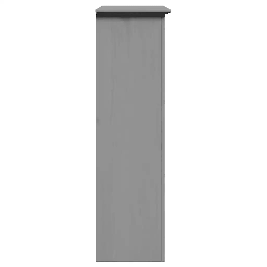 Scarpiera-Scaffale per scarpe BODO Grigia 80x35x118 cm