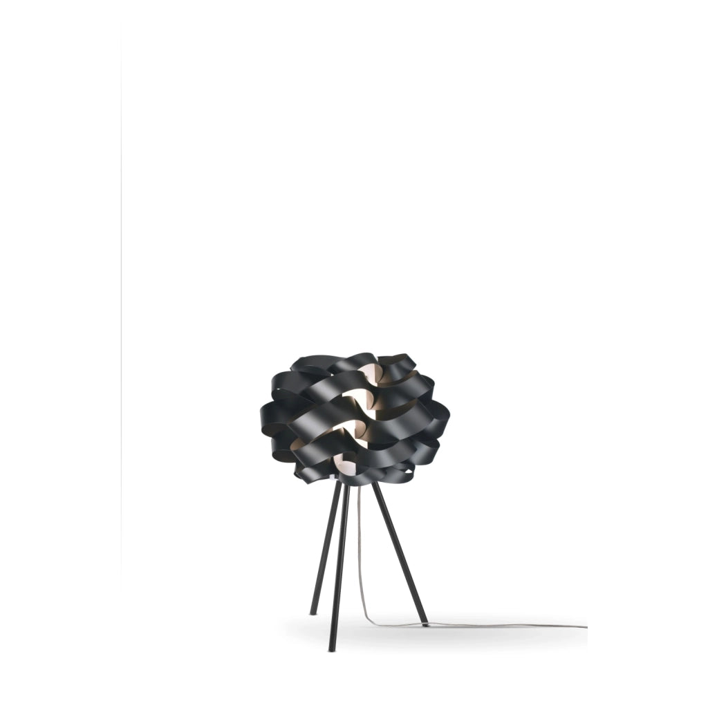 Lampada Da Scrivania-Ufficio Moderna Cloud Polilux ® Nero E Metallo 1 Luce E27