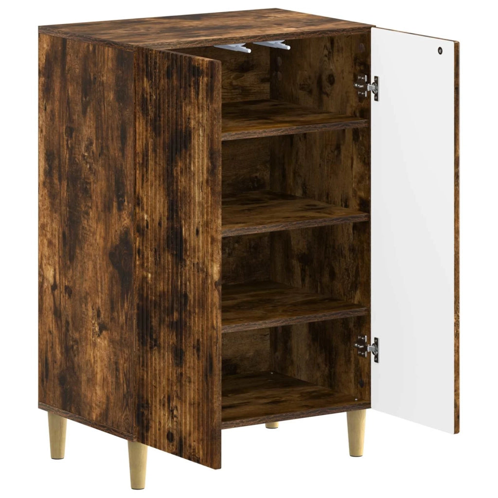 Mobile per scarpe ARNHEM 59,5 x 39,5 x 90 cm Rovere Fumo 896650