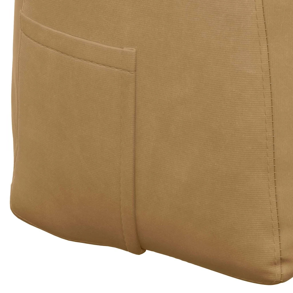 Cuscino per Schiena Marrone 100 x 24 x 50 cm Velluto