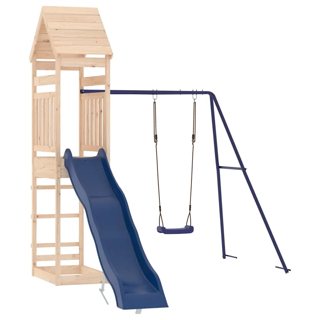 Set da Gioco da Esterno in Legno Massello di Pino 3156907