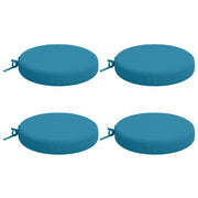 Cuscini per Sedia in 4 Pezzi SOEST 4 pz 100% Poliestere Azzurro 946346