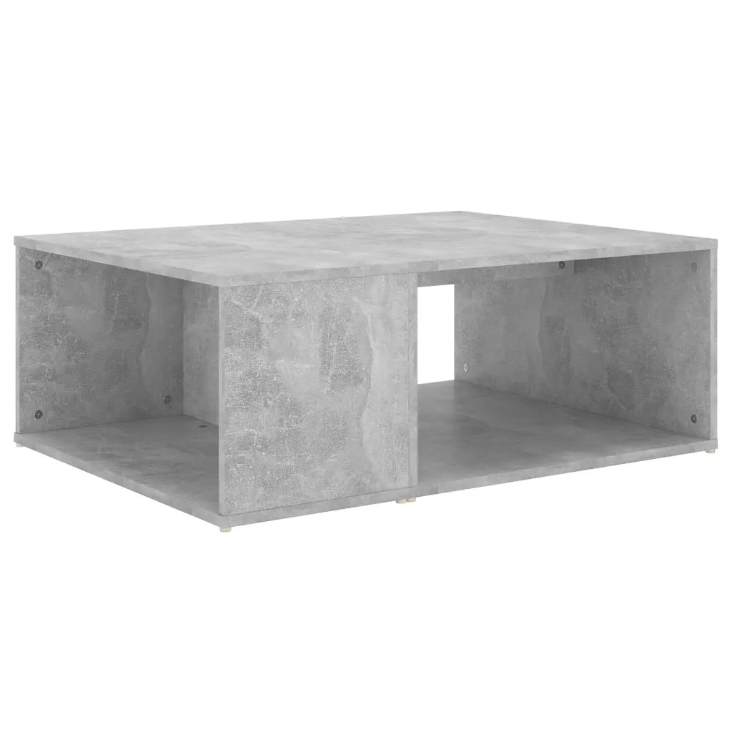 Tavolino da Salotto Grigio Cemento 90x67x33 cm in Truciolato cod mxl 55921