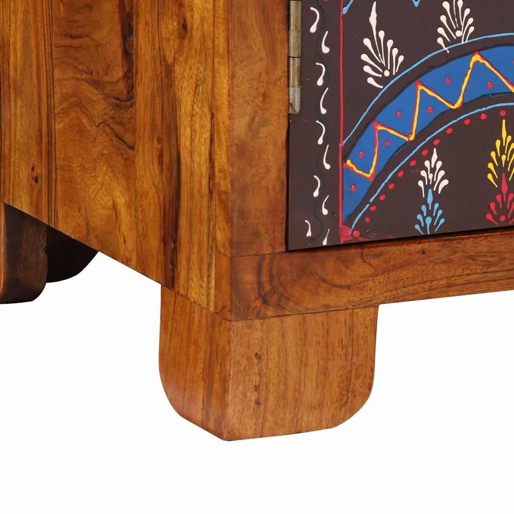 Credenza Multicolore 50x35x60 in Legno Massello di Acacia 4016498