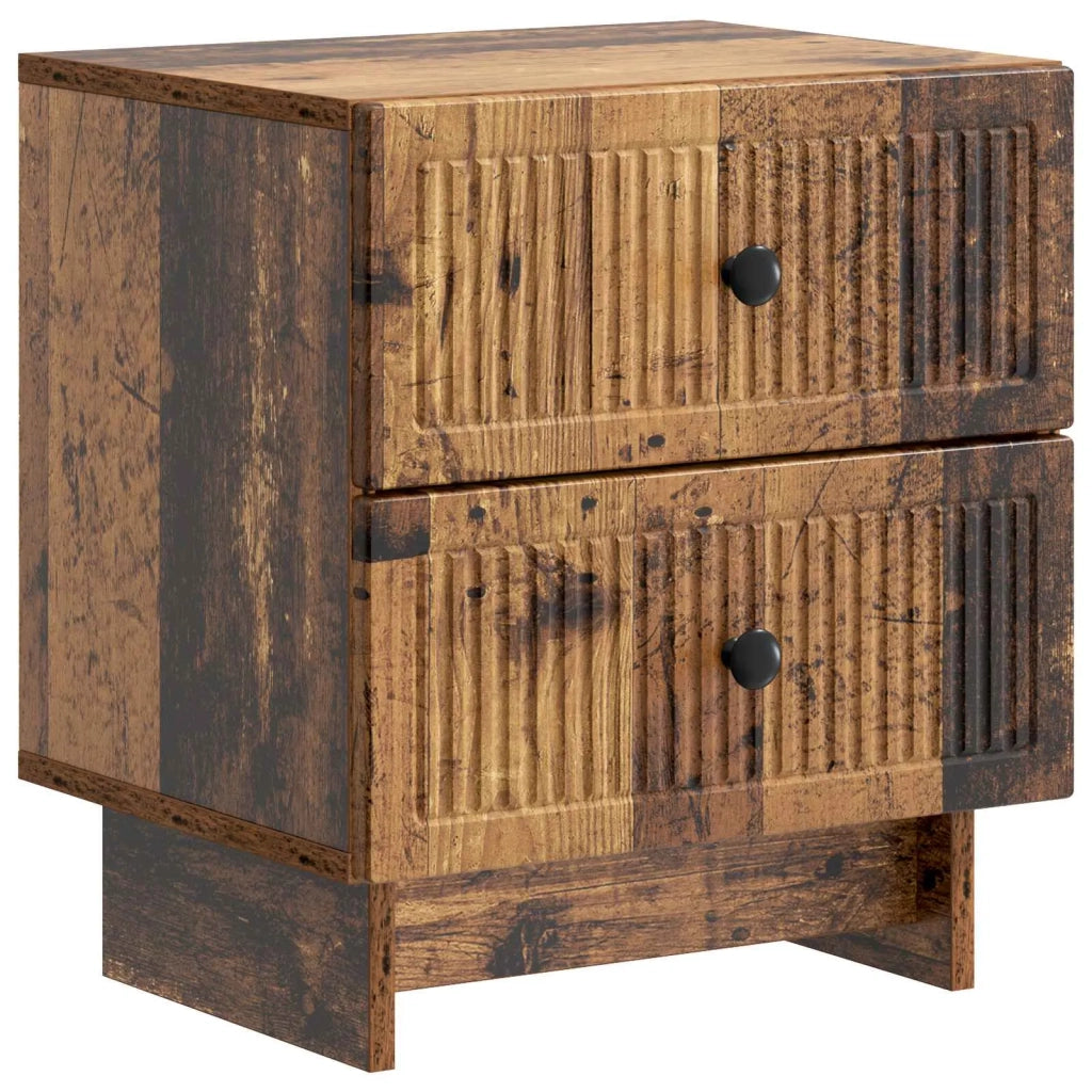 Armadio da Notte con cassetto Legno antico 43 x 34,5 x 47,5 cm 893851
