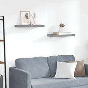 Scaffale a Parete Grigio 50x23x3,8 cm in MDF cod mxl 33349