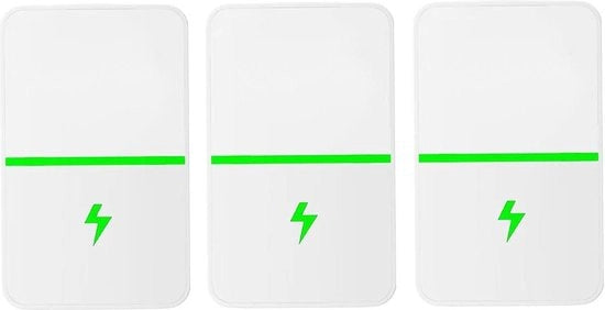 PC 90-240 V 3 Pezzi Risparmio Elettrico Ampia Applicazione Energetico Risparmio (Presa di Corrente EU)