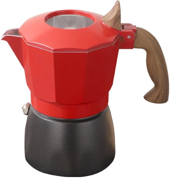 Moka Pot Cubaanse Koffiemaker, adatto per gas o piastre elettriche. Klassieke Koffiemaker italiana, macchina per espresso da cucina, pentola da campeggio, produce 2 tazze di espresso.