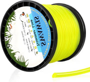 Filamento di taglio per erba 16 mm/200 m - filo nylon per boschese e prato - giallo